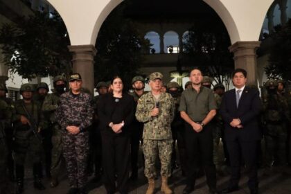 Fuerzas Armadas de Ecuador rechazarán negociaciones con terroristas