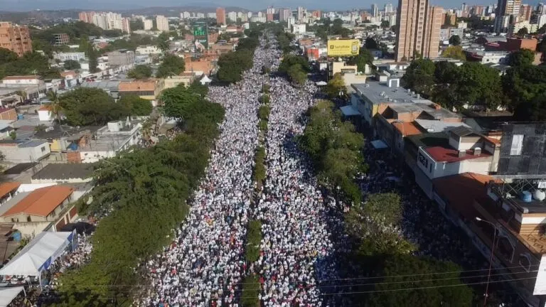 La procesión de la Divina Pastora atrajo a más de 2.500.000 asistentes