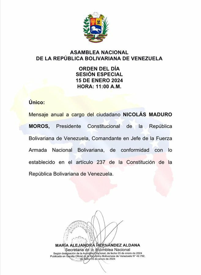Inicia memoria y cuenta 2023 de Maduro ante la Asamblea Nacional Inicia memoria y cuenta 2023 de Maduro ante la Asamblea Nacional