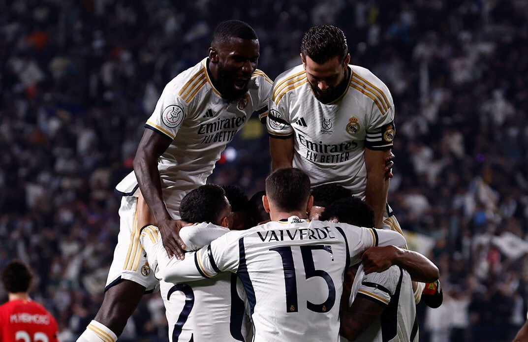 Real Madrid consigue la final de la Supercopa en el mejor Derby de los últimos años Real Madrid consigue la final de la Supercopa en el mejor Derby de los últimos años