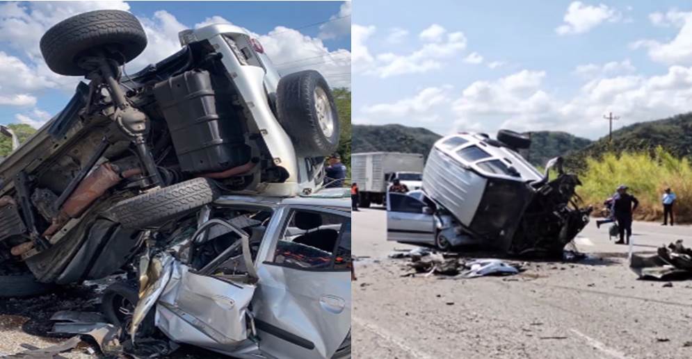 Un choque entre 3 vehículos dejó un muerto y 2 heridos en Lara