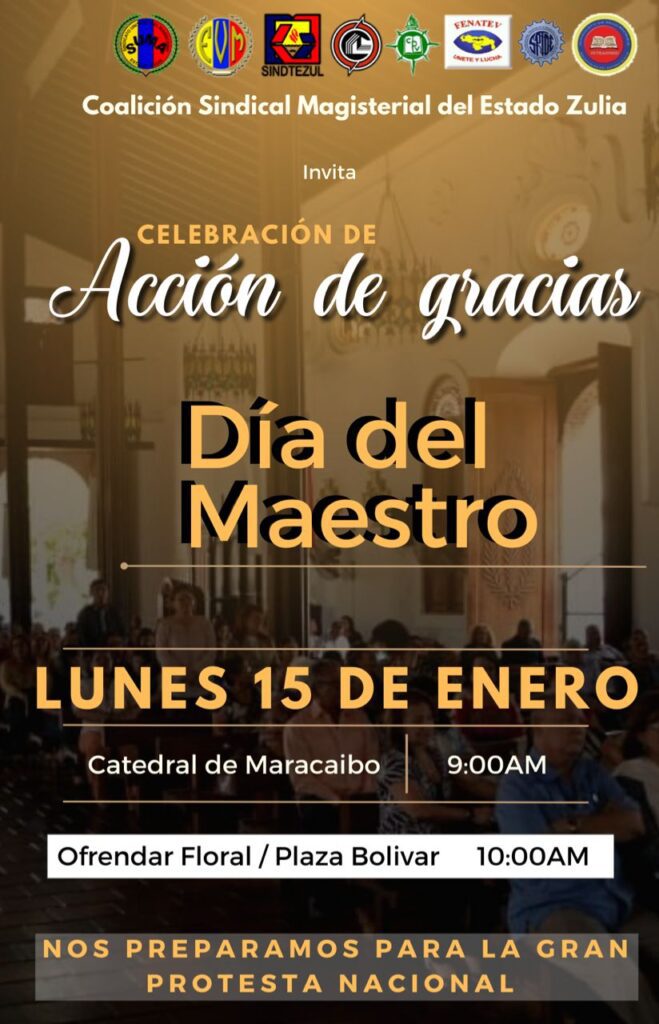 Maestros del Zulia retornan a las calles para exigir mejoras salariales Maestros del Zulia retornan a las calles para exigir mejoras salariales