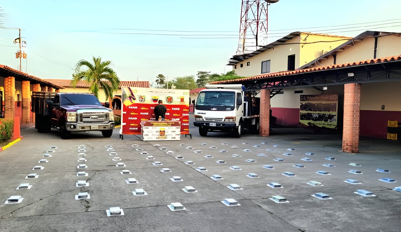 Incautados 97 kilos de cocaína en Santa Bárbara del Zulia por la GNB 