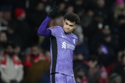 Así celebró Klopp con el gol de Luis Díaz frente a Arsenal