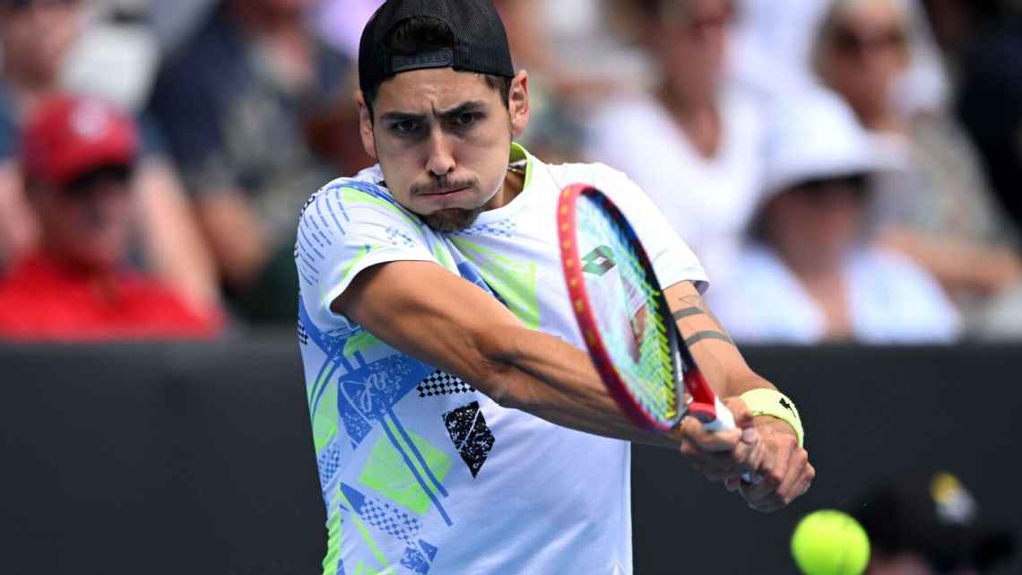 El chileno Alejandro Tabilo aterriza en suelo australiano El chileno Alejandro Tabilo aterriza en suelo australiano