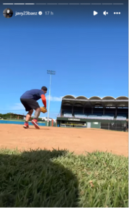 Javier Báez demuestra como entrena en los Tigres de Detroit para el 2024 Javier Báez demuestra como entrena en los Tigres de Detroit para el 2024