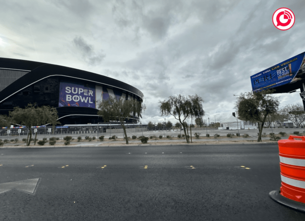 Así preparan el Allegiant Stadium en Las Vegas para el Super Bowl LVIII