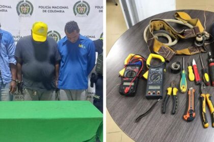 Capturados pandilleros en Barranquilla que robaban energía