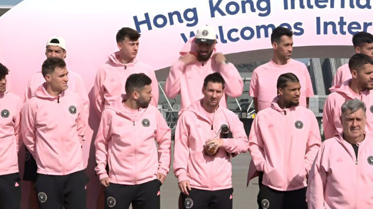 Messi y el Inter Miami llegan a Honk Kong