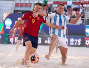 Copa Mundial Fútbol Playa: Argentina sorprende a España con remontada