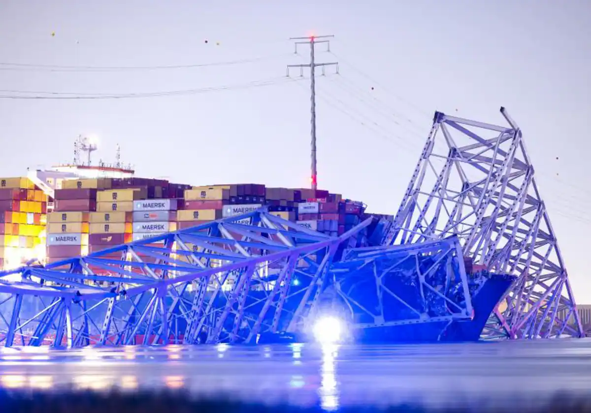 Operaciones de búsqueda se concentran en la recuperación de fallecidos tras colapso del puente en Baltimore