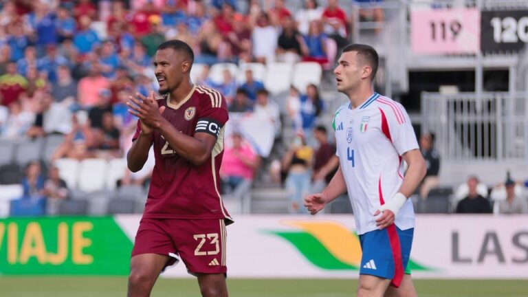 Italia se recuperó y se llevó la victoria ante la Vinotinto en un partido amistoso