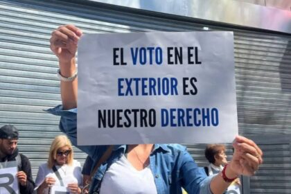 Venezolanos en Argentina protestaron para exigir la habilitación del Registro Electoral