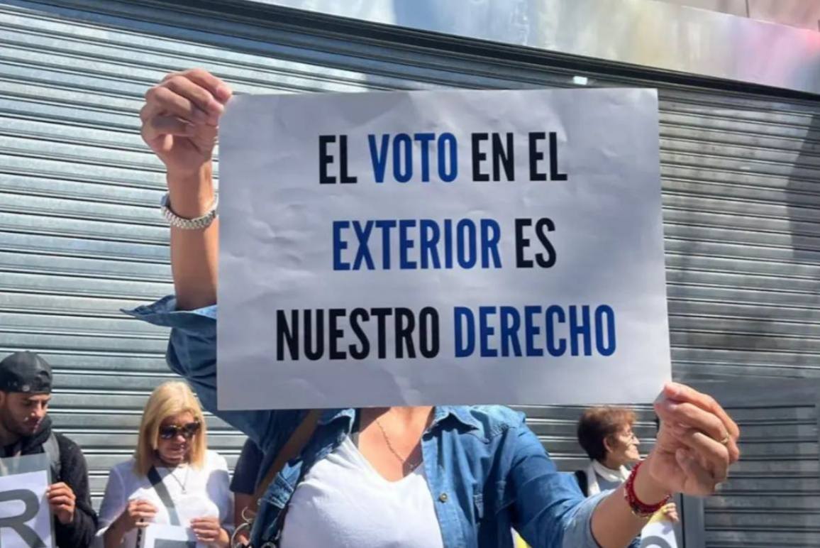 Venezolanos en Argentina protestaron para exigir la habilitación del Registro Electoral