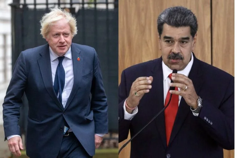Ex primer ministro británico Boris Johnson se reúne con Nicolás Maduro