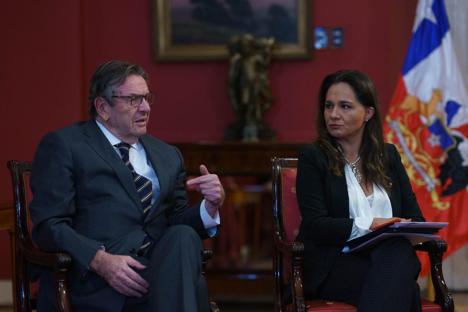 Encuentro diplomático entre Chile y Venezuela