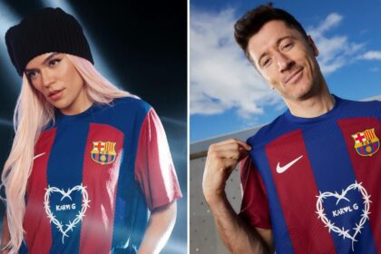 Karol G deja su huella en el FC Barcelona con un diseño exclusivo