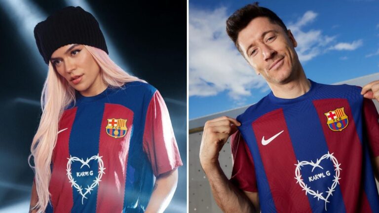 Karol G deja su huella en el FC Barcelona con un diseño exclusivo