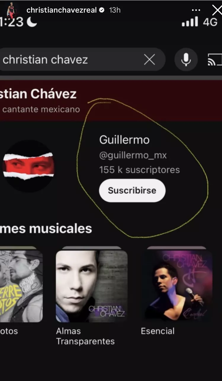 Christian Chávez denuncia fraude por parte de su exmanager, Guillermo Rosas