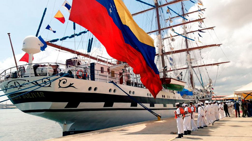 Buque Escuela Simón Bolívar zarpa rumbo a 8 costas en un viaje instructivo Buque Escuela Simón Bolívar zarpa rumbo a 8 costas en un viaje instructivo