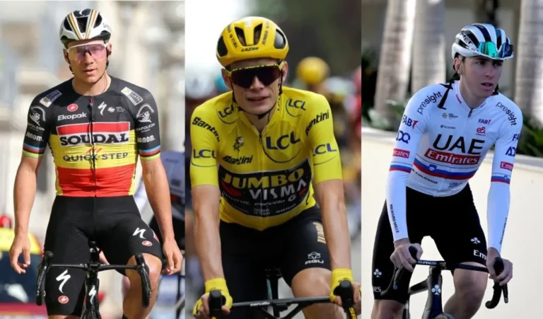 Pogacar, Vingegaard y Roglic se enfrentan en el World Tour