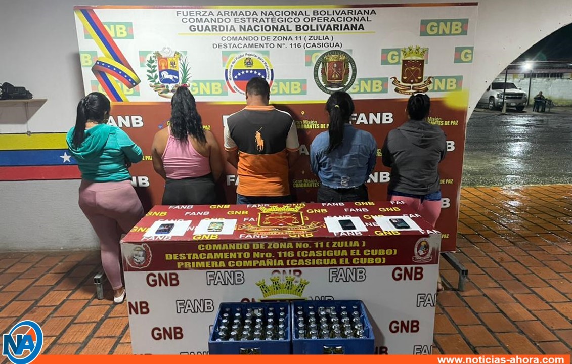 GNB desmanteló red de prostitución en el Sur del Lago de Maracaibo