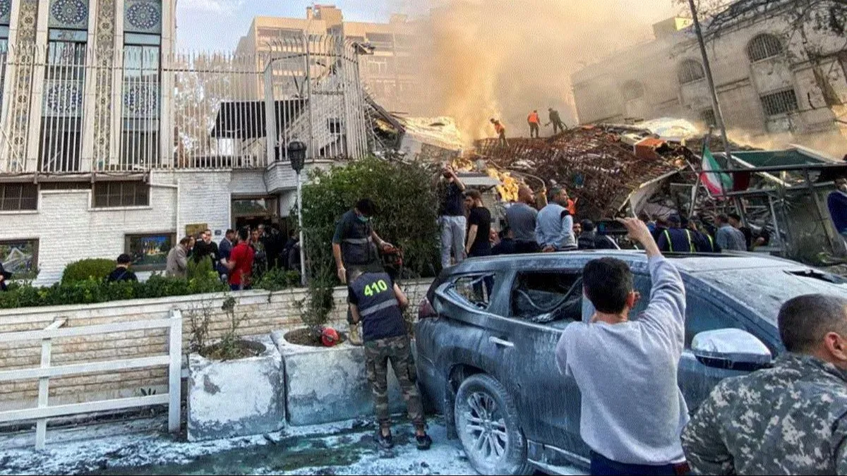 Ataque a la embajada de Irán en Damasco