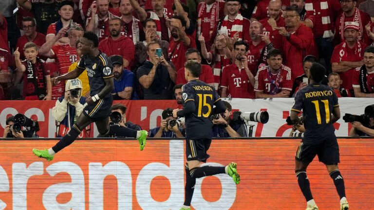 El Real Madrid empata 2-2 con el Bayern Múnich en la ida de las semifinales de la Champions League