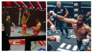 Luchador iraní atacó a modelo durante pelea en Rusia