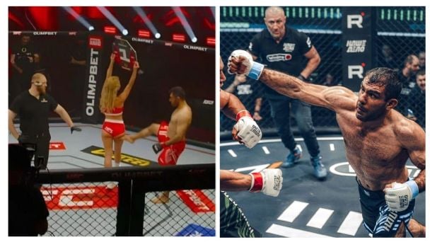 Luchador iraní atacó a modelo durante pelea en Rusia