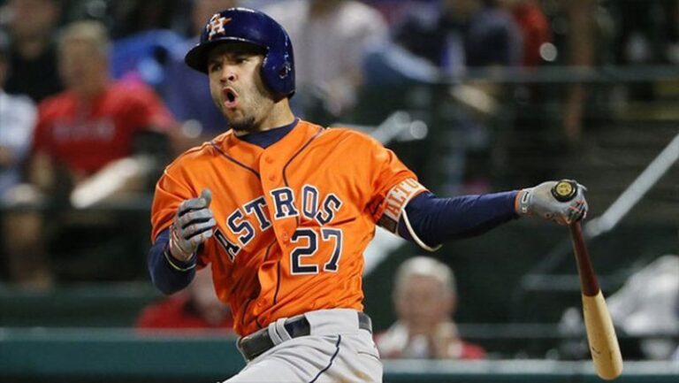 José Altuve bateó su séptimo cuadrangular del año