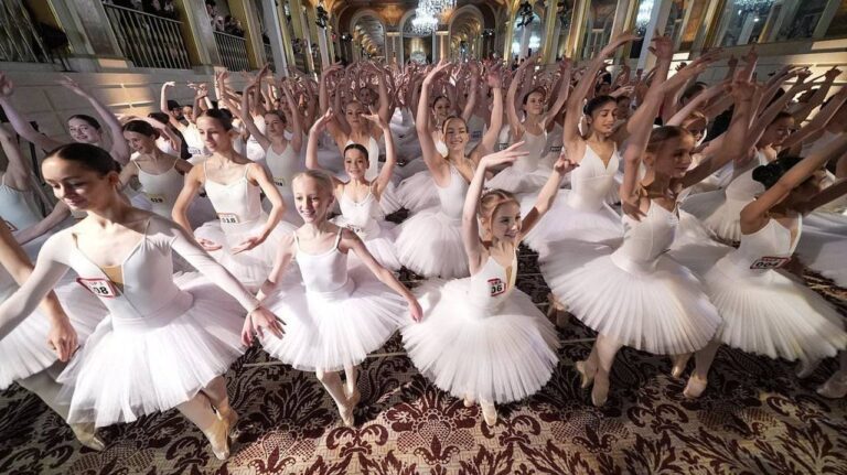 Un grupo de bailarinas de ballet lograron nuevo Récord Guinness en Nueva York