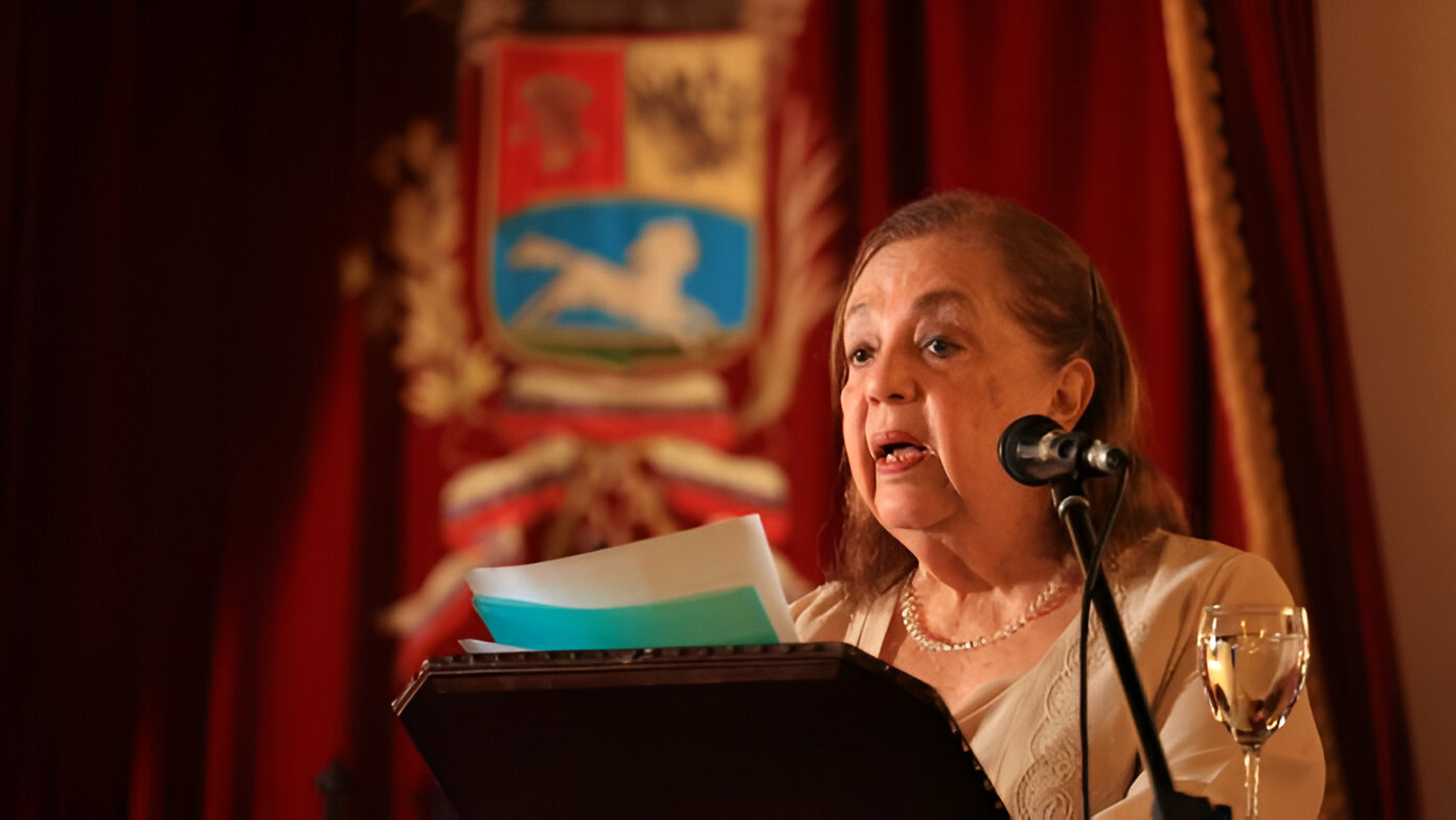 Corina Yoris se incorpora a la Academia Venezolana de la Lengua