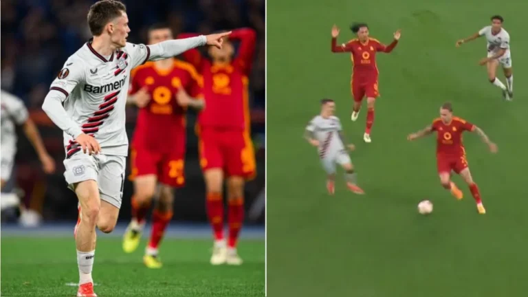 Bayer Leverkusen venció a Roma 0-2 en la Europa League