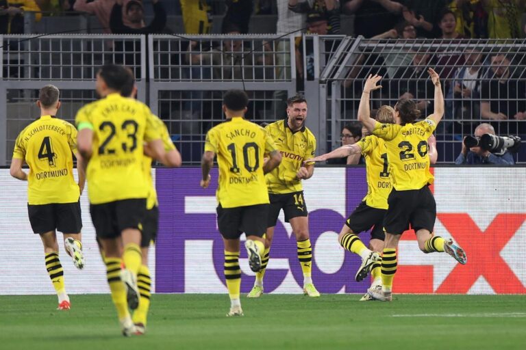 Dortmund venció al PSG 1-0 en duelo de ida de semifinales de la Champions League