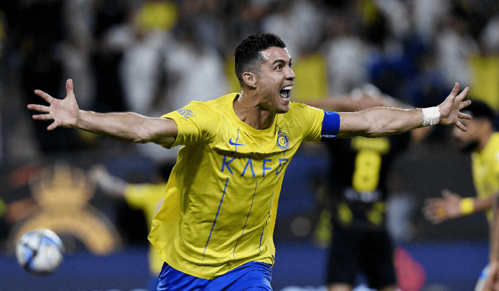 Cristiano rompió récord en la Liga Saudí