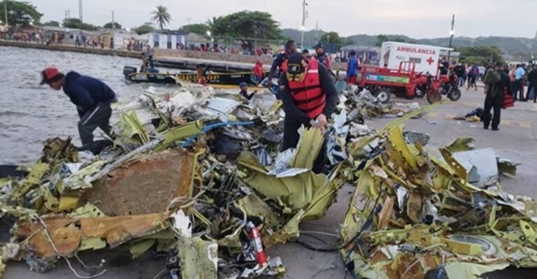 Encuentran restos de la avioneta que se precipitó en el Lago de Maracaibo