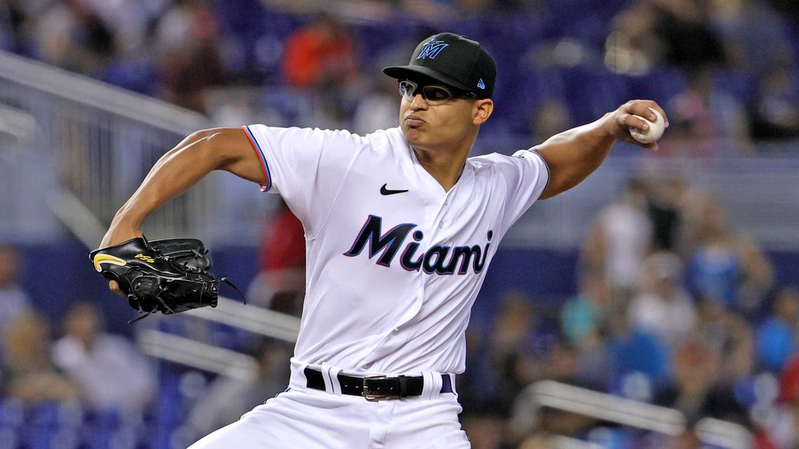 Jesús Luzardo, el zurdo venezolano, ganó su primer juego con los Marlins de Miami