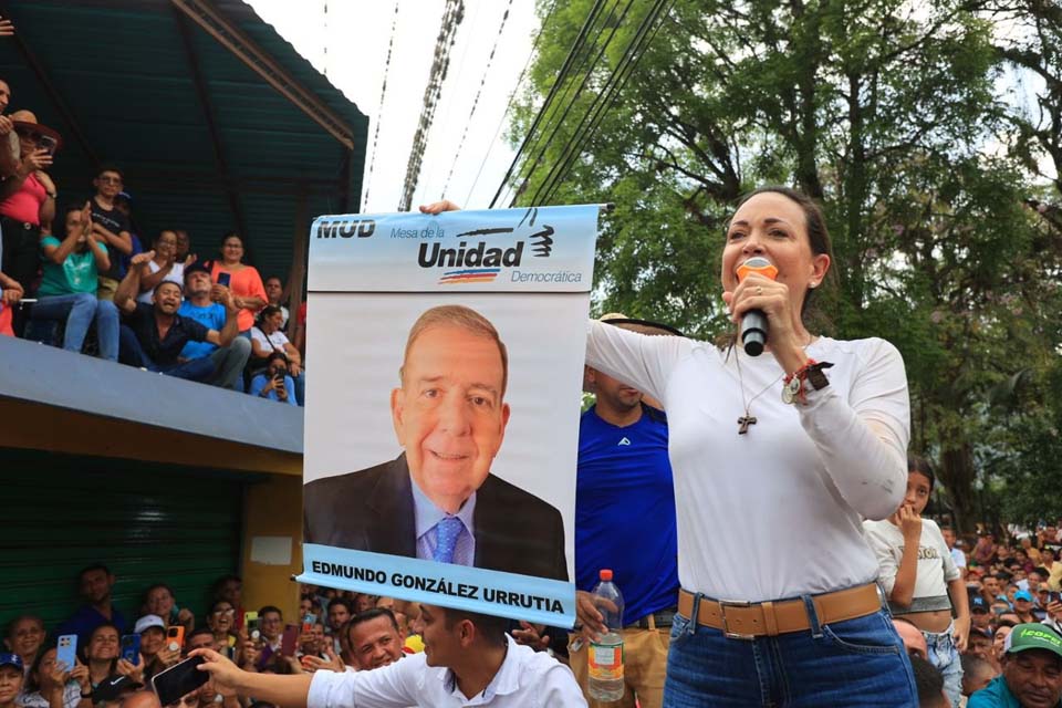 María Corina Machado y Edmundo González Urrutia se reunieron este sábado