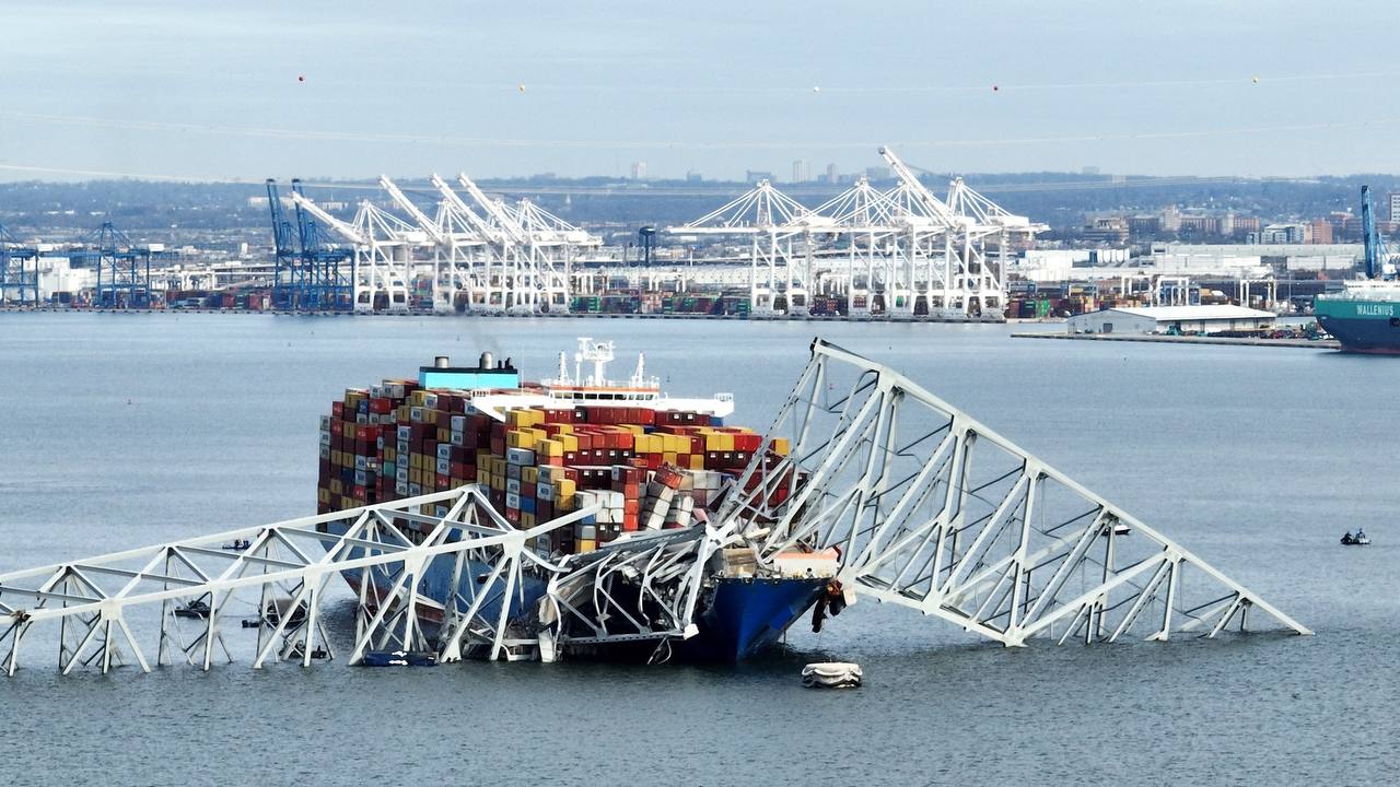 Recuperan el cuerpo de una quinta víctima del colapso del puente de Baltimore