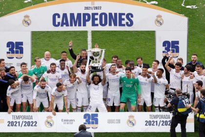 Real Madrid gana la Liga Española tras derrota del Barcelona contra Girona