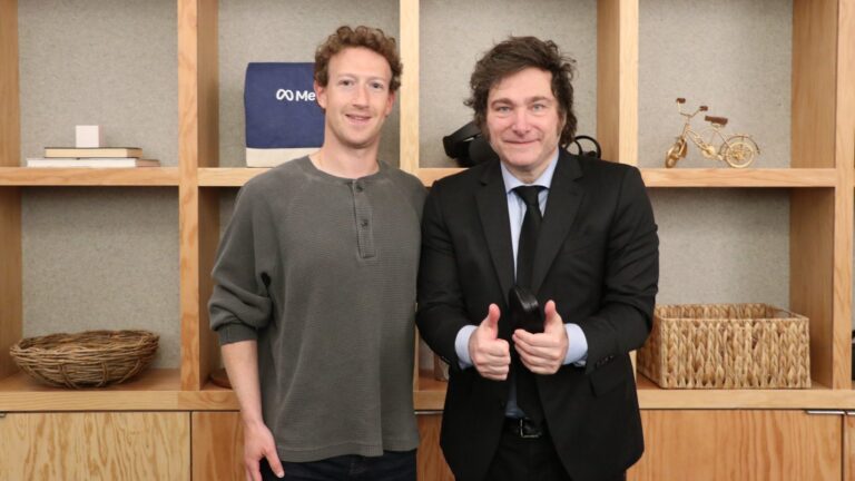Milei se reúne con Mark Zuckerberg, para cerrar su gira en EE.UU.