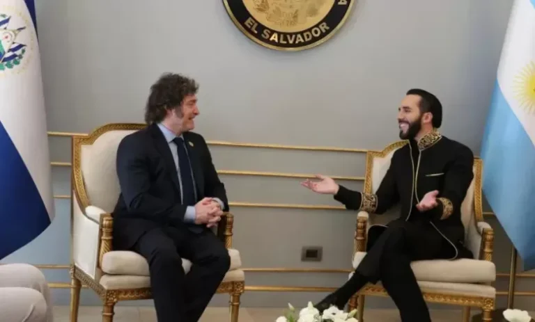 Bukele se reunió con Milei luego de su investidura presidencial en El Salvador