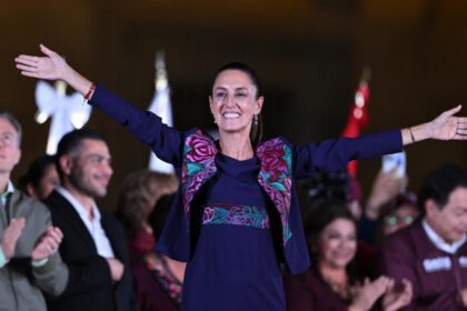 Claudia Sheinbaum celebra su victoria en las elecciones presidenciales mexicanas