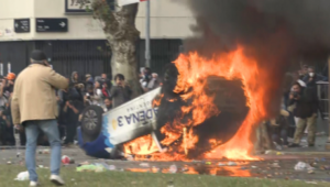 Fuerte protestas en el Congreso de Argentina por discusión de la Ley de Bases