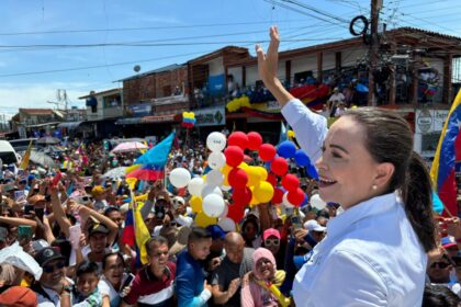 María Corina Machado llega a Táchira a pesar de las amenazas