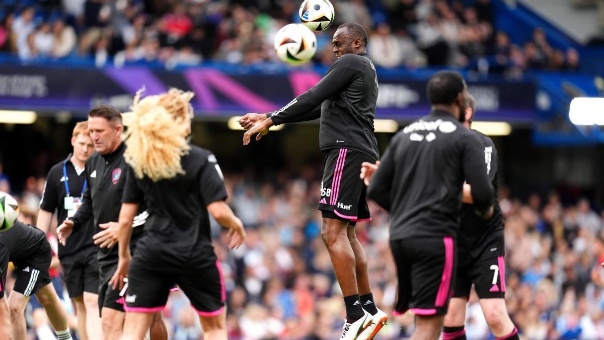Usain Bolt, lesionado en partido de fútbol