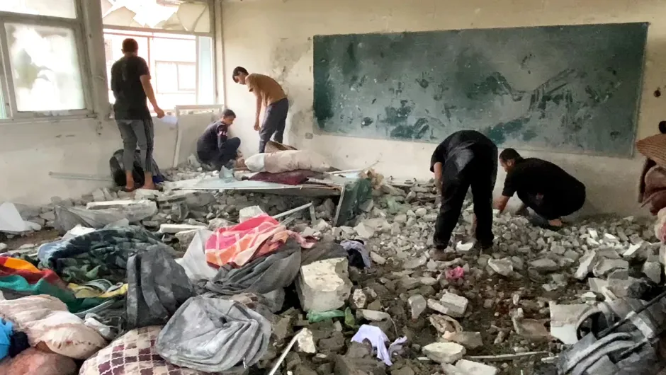 Ataque áereo israelí mata a refugiados en una escuela de la ONU en Gaza