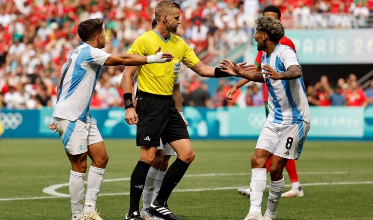Argentina Sub 23 rescata un punto ante Marruecos en su debut olímpico