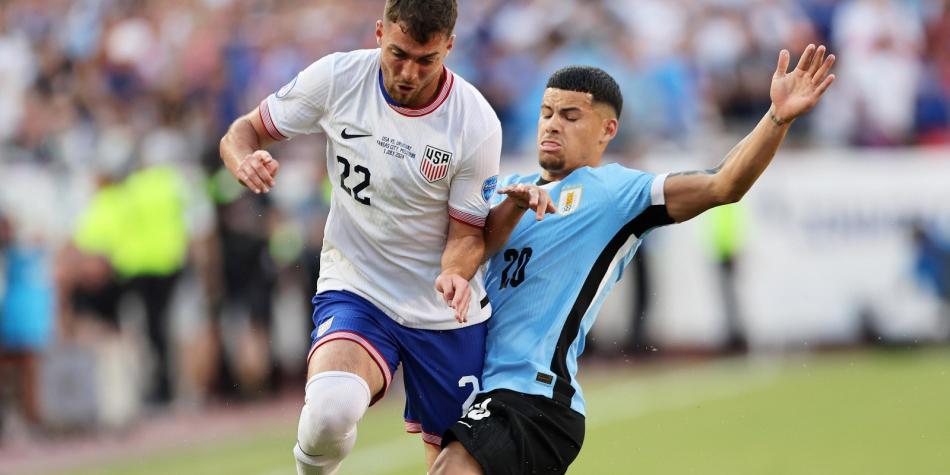 Uruguay derrota 1 a 0 a Estados Unidos y avanza en la Copa América